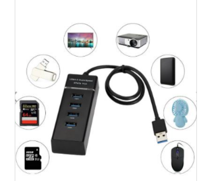 Iends HB9458 4Port USB3 0 Hub - Zoom Image 2