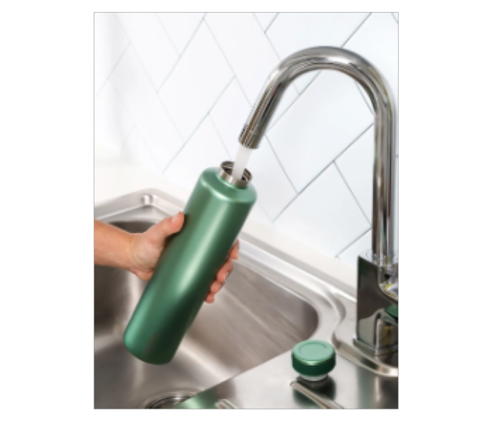 Sistema 600 ML Chic Stainless Steel Bottle Green 520 - Zoom Image 3