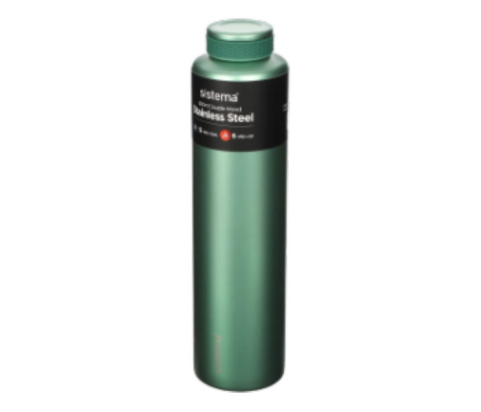 Sistema 600 ML Chic Stainless Steel Bottle Green 520 - Zoom Image 1