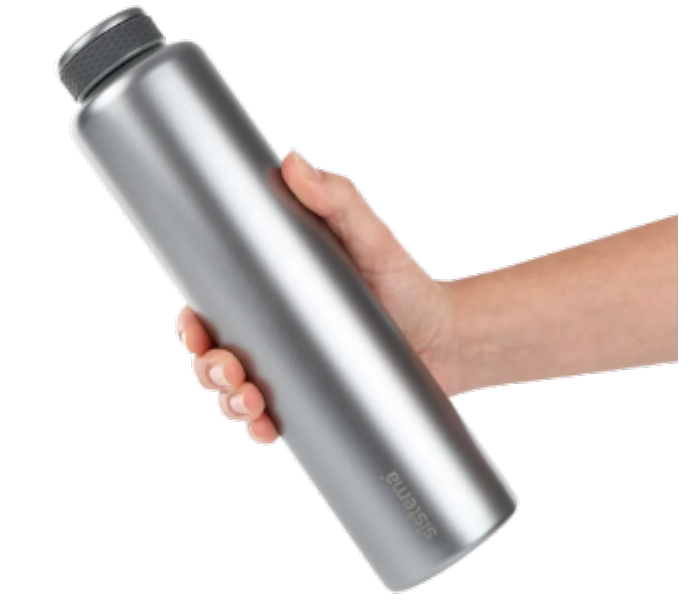 Sistema 600 ML Chic Stainless Steel Bottle Silver 520 - Zoom Image 2