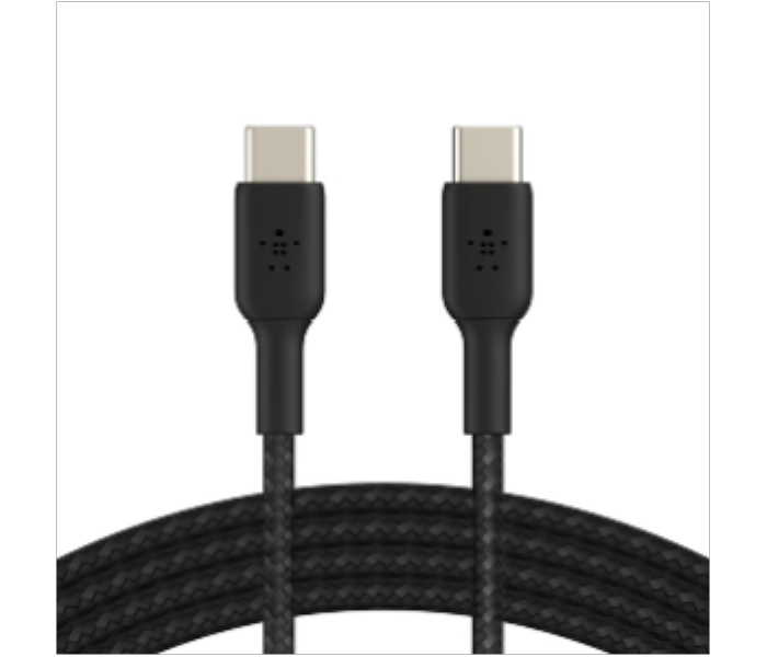 Belkin BoostCharge Braided USB C to USB C Cable 1 m Black CAB004BT - Zoom Image 3