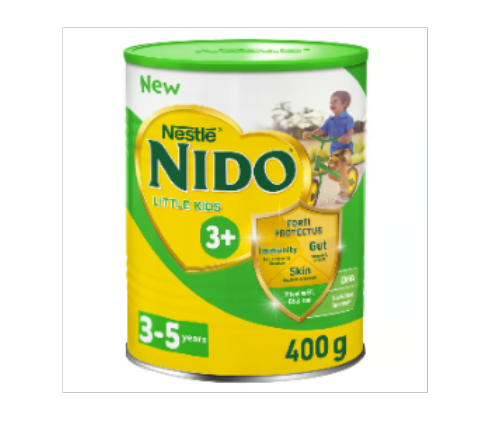 Nestle Nido Little Kids 3 Growing Up Milk For Toddlers 3 to 5 Years 400 g - Zoom Image 2