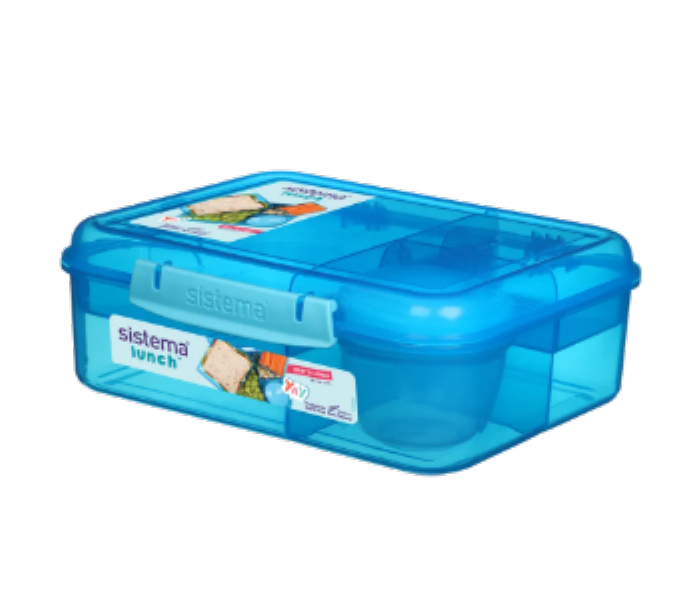 Sistema 1650 ML Bento Lunch Box Blue 41690 - Zoom Image 1