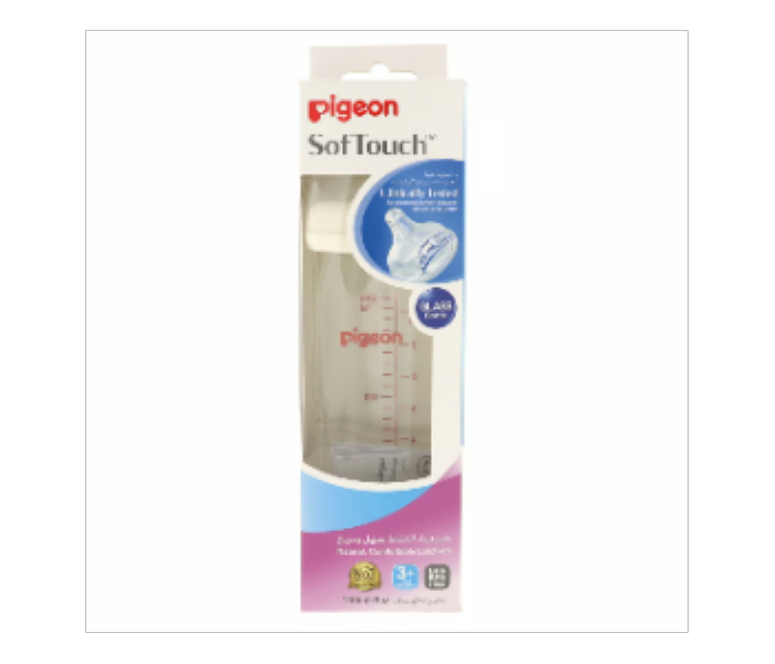 Pigeon Soft Touch Peristaltic Plus Nursing Bottle 240 ml - Zoom Image 2