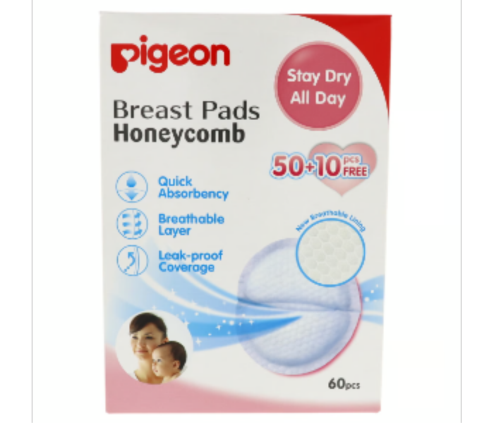 Pigeon Honeycomb Breast Pads 60pcs - Zoom Image