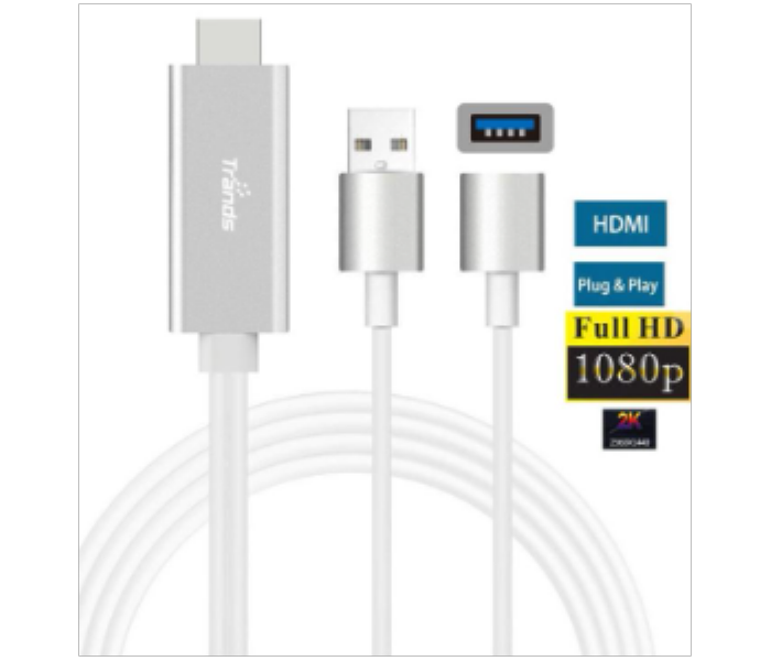 Trands TR MHL581 HDTV Cable HDMI USB 2 0  Female USB - Zoom Image 1