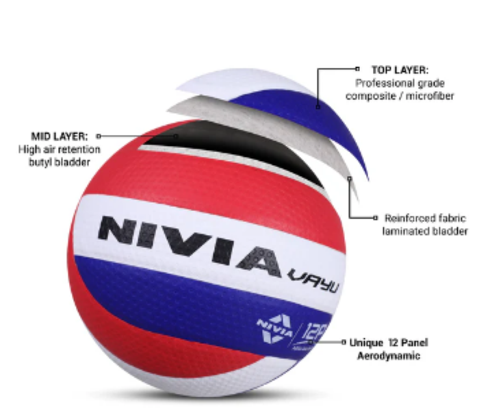 NIVIA VAYU PASTED VOLLEY BALL - Zoom Image 2