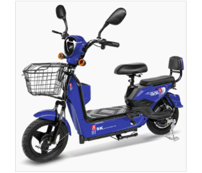 Battery Bike 2 Seater Blue - Zoom Image