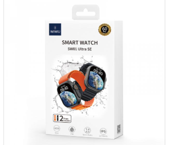 WIWU SMART WATCH SW01 ULTRA SE  BLACK - Zoom Image 3