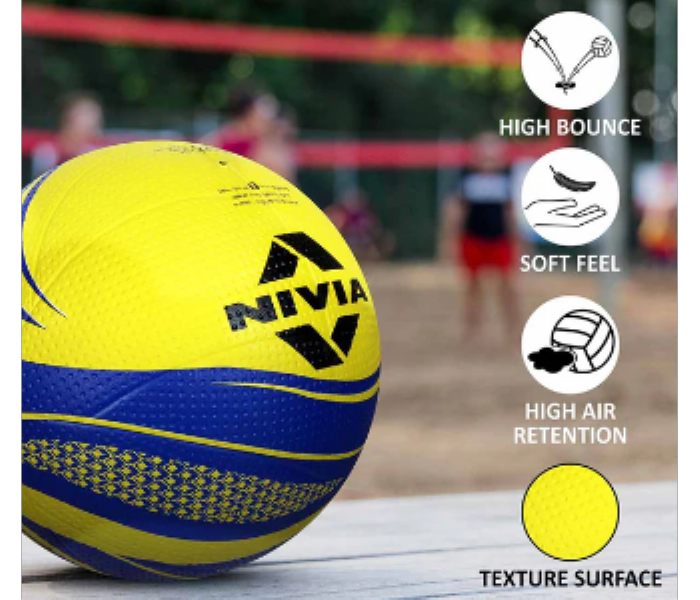 NIVIA RUBBER MOULDED VOLLEYBALL Craters - Zoom Image 1