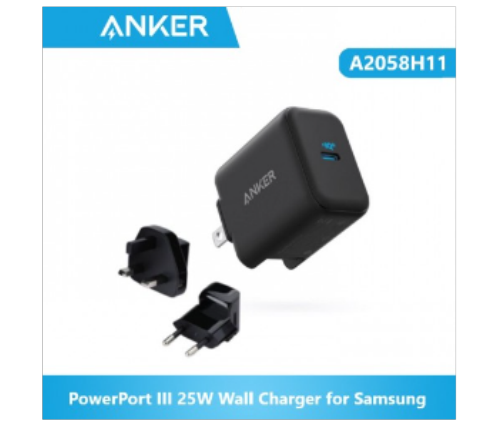 Anker PowerPort III 25W A2058H11 Black - Zoom Image 1