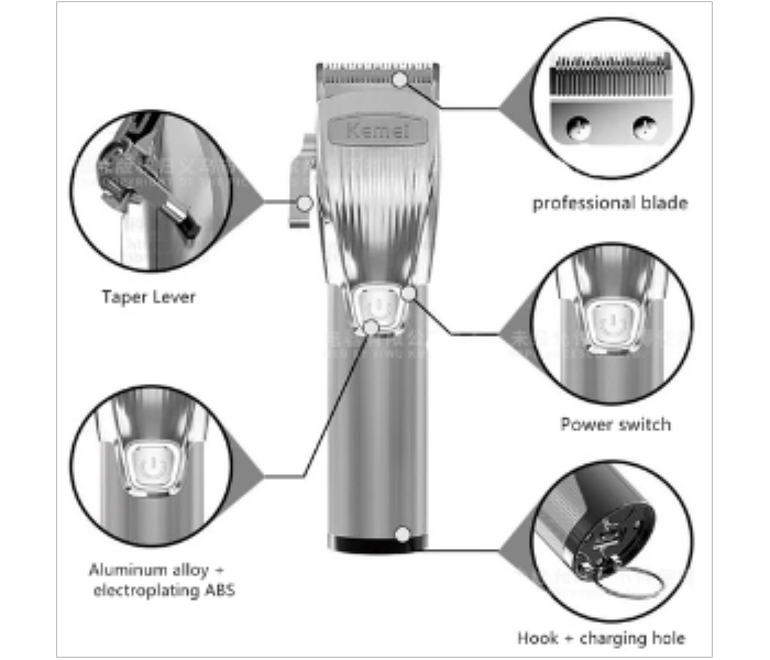 Kemei KM K32 Hair Clipper - Zoom Image 2