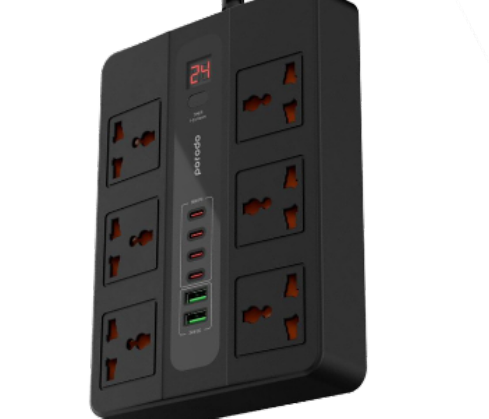 Porodo 2 USB A  4 USB C PD Multi Port Super Hub - Zoom Image 2