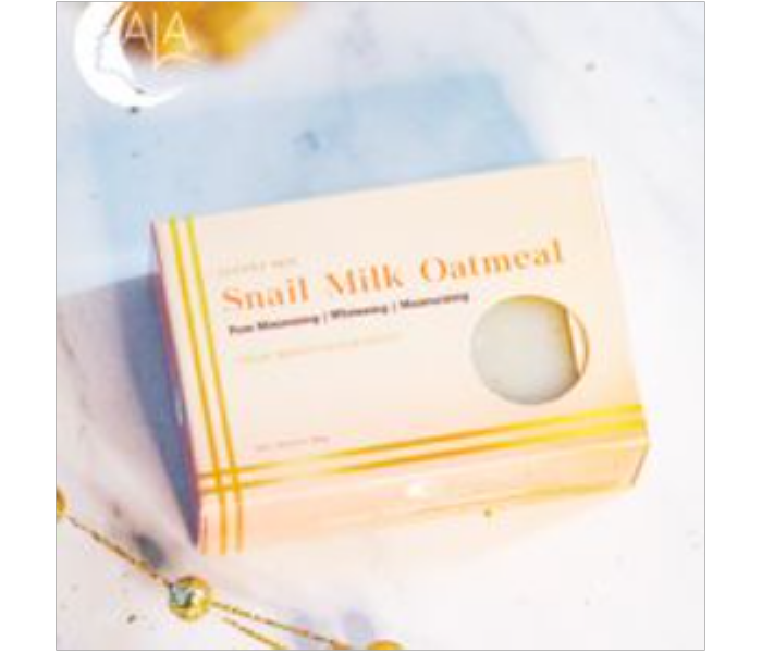 Snail Milk Oatmeal Soap - Zoom Image 1