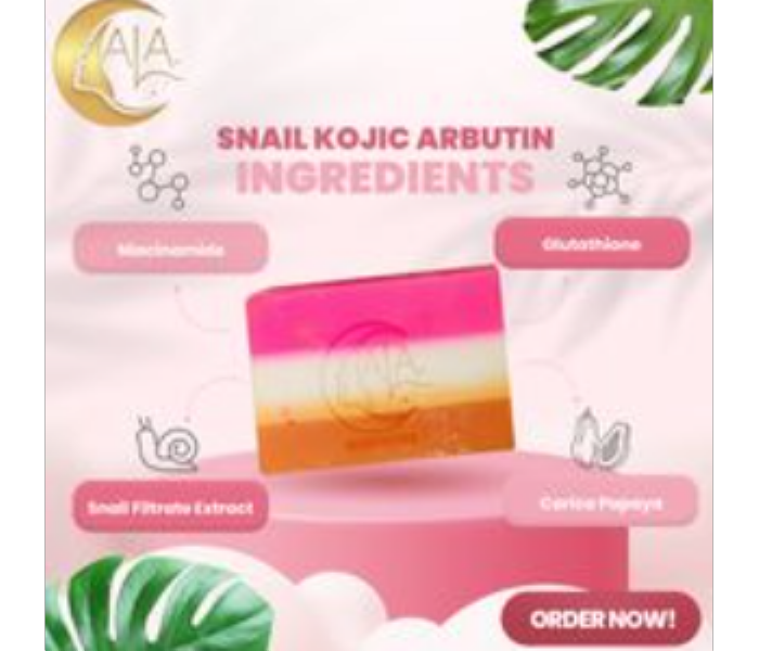 Snail Kojic Arbutin Soap - Zoom Image 2