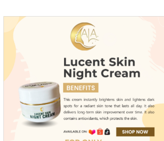 Lucent Skin Night Cream - Zoom Image 1