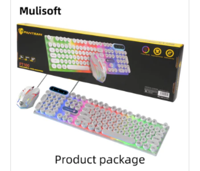 Pantsen PT100 Gaming Wired Keyboard and Mouse Set - Zoom Image 3