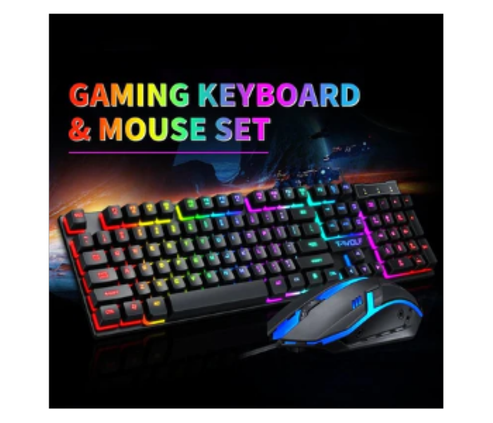 Thunder Wolf TF200 Gaming Wired USB Keyboard And Mouse Set - Zoom Image 5