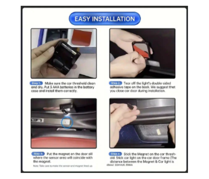 Wireless Paste Car Door Led Projector - Zoom Image 5