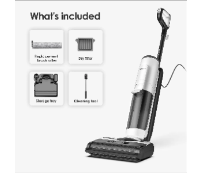 Tineco FLOOR ONE S5 Steam Smart Corded Wet Dry Vacuum Cleaner with Steam - Zoom Image 2