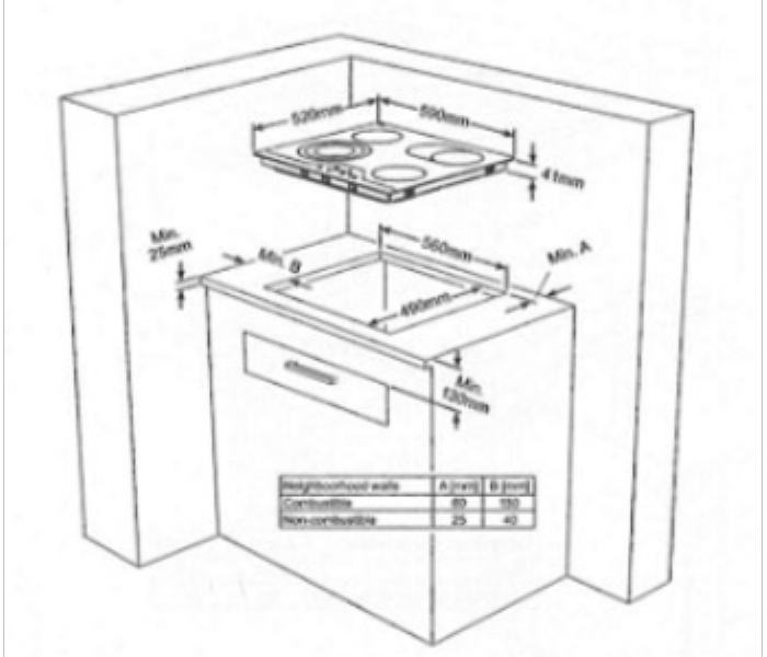 Built in Vitro Ceramic 60 cm  4 zones - Zoom Image 2