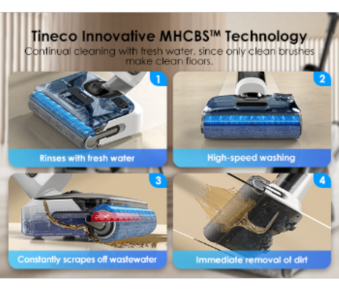 Tineco Floor One Stretch S6 Cordless 180 Degree Lay Flat Wet and Dry Vacuum and Hard Floor Washer - Zoom Image 6