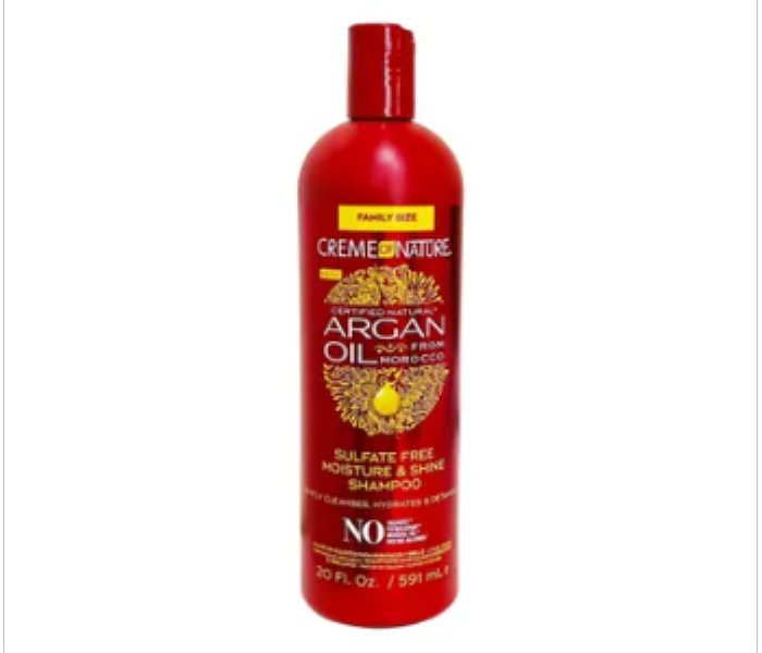 Creme Of Nature Sulfate Free Argan Moisture Shine Shampoo 20 Oz - Zoom Image