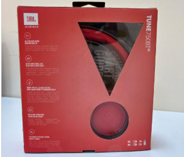 JBL Tune 750BT NC Coral Orange with cosmetic damage - Zoom Image 2