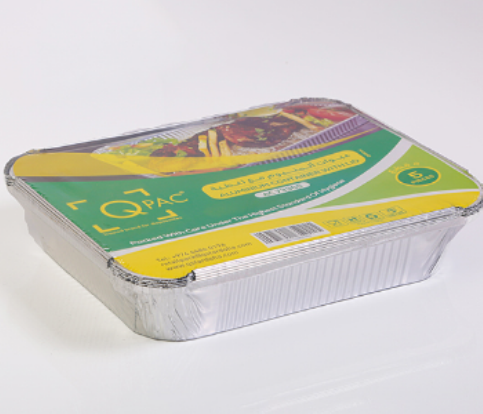 Q PAC Aluminum container 73365 1 x 5 pcs - Zoom Image