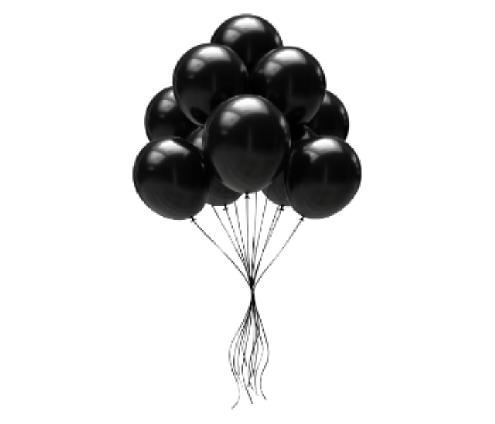 Black balloons - Zoom Image