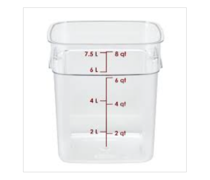 Cambro Food Storage Container 8QT - Zoom Image