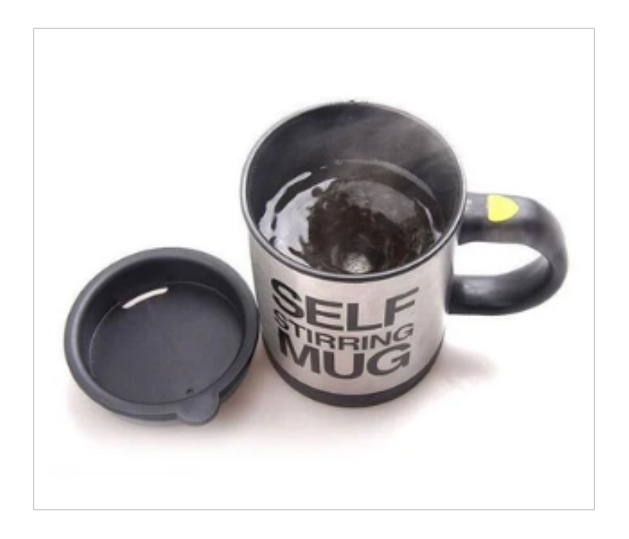 Self Stirring Electric Mug Coffee Mixing Drinking Cup T025 Battery Operated - Zoom Image 1