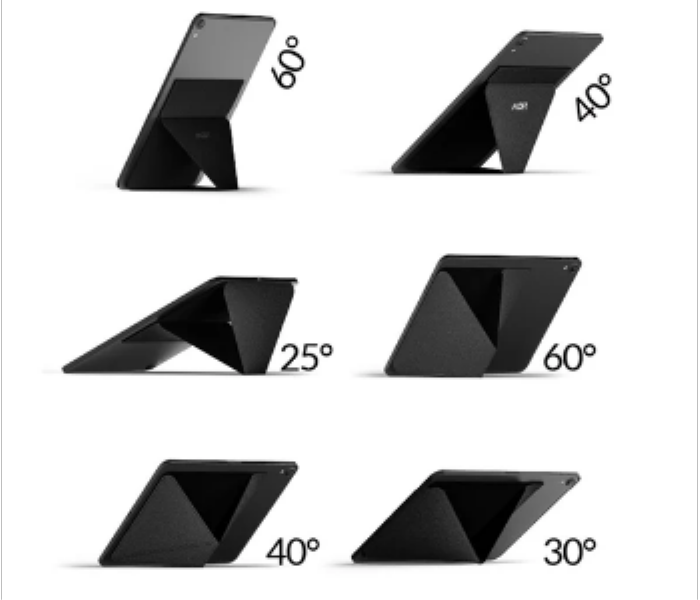 Moft Invisible Adhesive Tablet or iPad Stand Black - Zoom Image 2