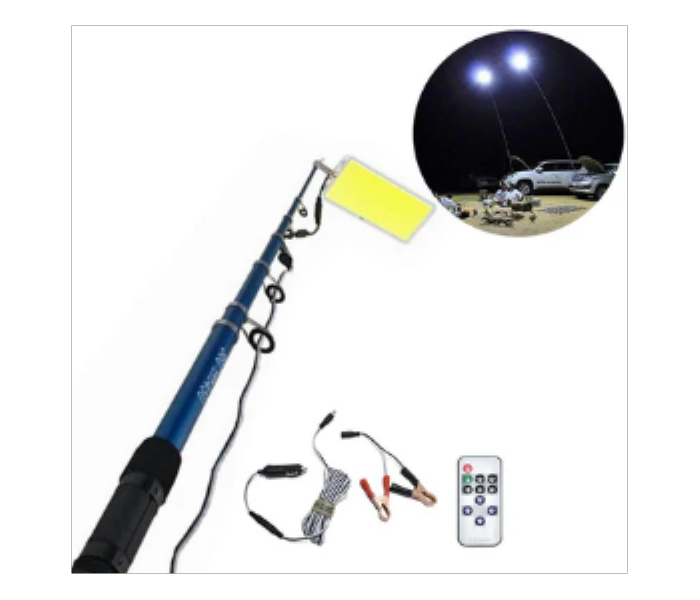 Light Multifunction Outdoor LED Fishing Rod Light 5M Camping Lantern Lamp with IR Remote 3 Modes - Zoom Image 2