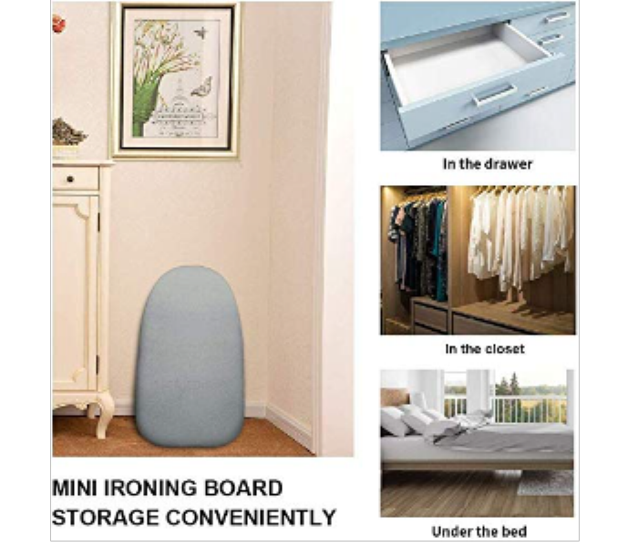 NIB1002 Cosas Multifunction Table Top Bed Ironing Board foldable compact with anti slip 60x37x19cm - Zoom Image 7