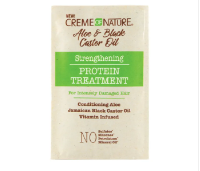 Creme Of Nature Aloe Black Castor Oil Protein Treatment 1.5 Oz - Zoom Image