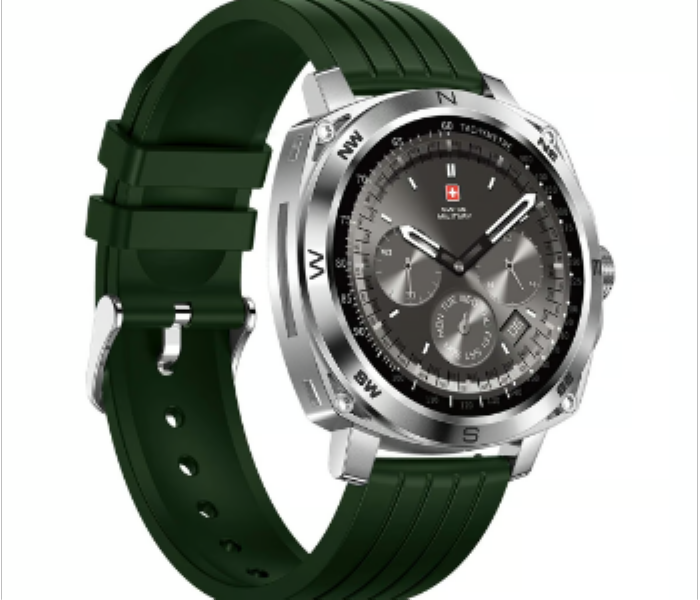 Swiss Military DOM4 Smartwatch Green Silicon - Zoom Image 2