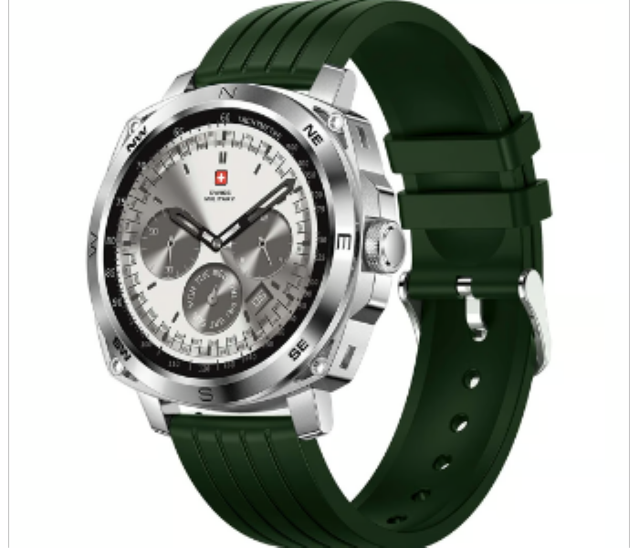 Swiss Military DOM4 Smartwatch Green Silicon - Zoom Image 1