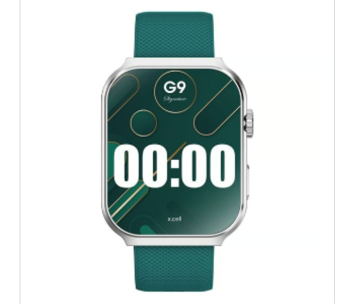 X Cell G9 Signature Green Silicon Smart Watch - Zoom Image 2