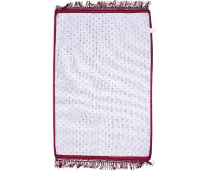 NPM1001 Luxurious Velvet Prayer Mat 70cmx110cm Thick Padding NonSlip Backing Fringes Multiple Colors - Zoom Image 2