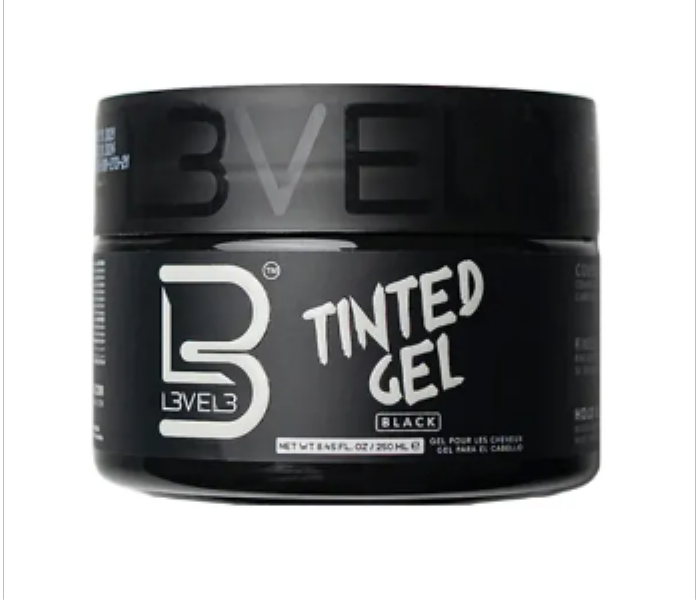 L3vel3 Tinted Hair Gel Black 250 Ml Hair Gel Black - Zoom Image