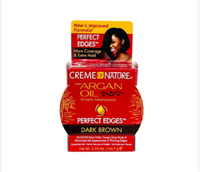 Creme Of Nature Argan Perfect Edges Dark Brown Gel 66 Ml - Zoom Image