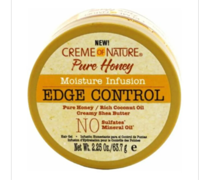 Creme Of Nature Pure Honey Moisture Infusion Edge Control Hair Gel 66 Ml - Zoom Image