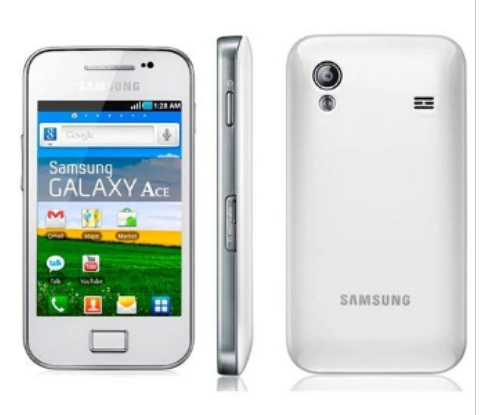 Samsung Ace S5830i Smartphone White with Back Panel Scratch SC002 - Zoom Image