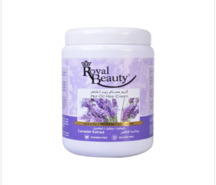 Royal Beauty Hot Oil Hair Cream Lavender  1L Hair Cream - Zoom Image