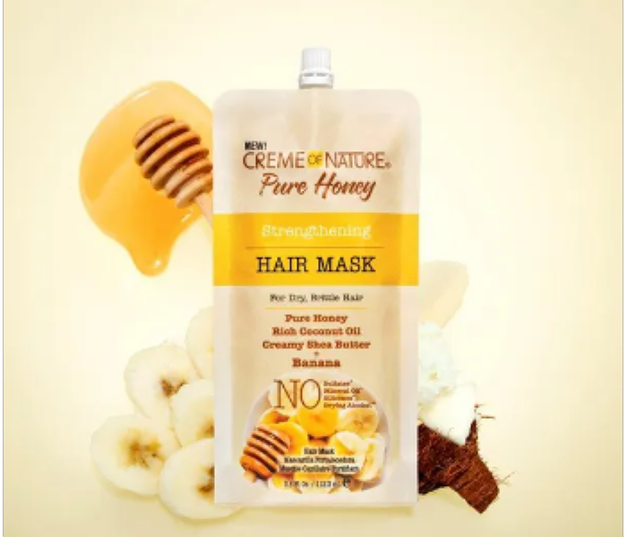 Creme Of Nature Pure Honey Intense Hydration Treatment Hair Mask 112.3 Ml - Zoom Image