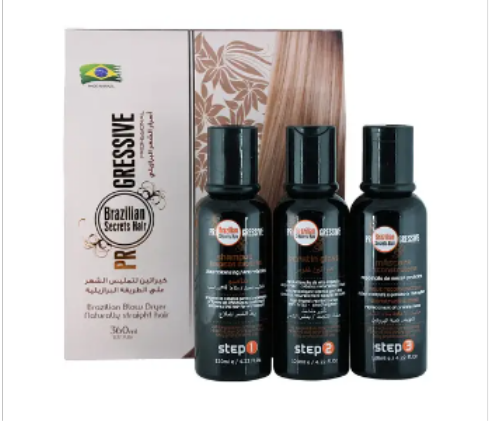 Brazilian Secrets Hair Progressive Kit  3X120 Ml - Zoom Image