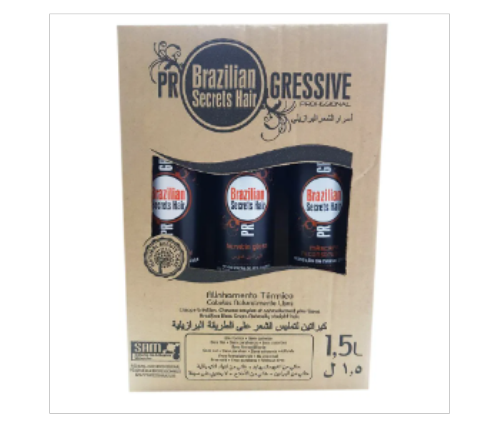 Brazilian Secrets Hair Progressive Kit  3X500 Ml - Zoom Image