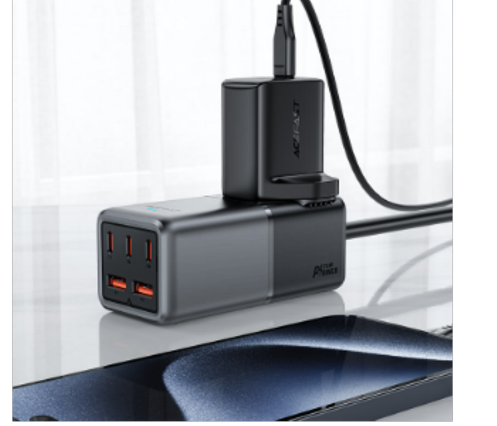 Acefast Fast Charge Power Strip Z3 PD75W GaN  3 USB C And 2 USB A - Zoom Image 5