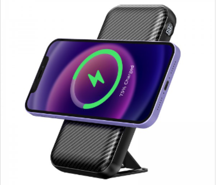 POWER STAND MAG Black iWALK Magnetic Wireless Portable Charger Power Bank - Zoom Image 1